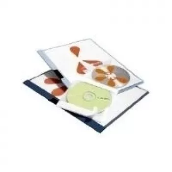 Durable CD/DVD FIX pochettes CD autocollantes, transparentes, 10 pièces