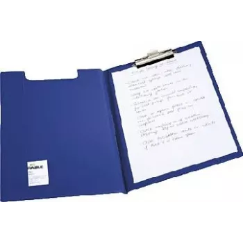 DURABLE porte-bloc STANDARD, DIN A4, bleu foncé, film souple avec renfort en carton 2357-07