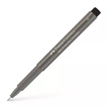 Feutre Faber-Castell PITT Artist Pen, Warm Grey IV, encre de Chine pigmentée, pointe pinceau, haute résistance à la lumière, 1 stylo 167073