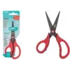WEDO Gripy Left-Handed Craft Scissors, Pointed Tip, 145 mm, Red 771671