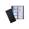 Album de cartes de visite DURABLE VISIFIX® 192 aspect cuir, noir, 192 cartes 240201