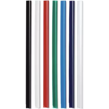 Barrettes de serrage DURABLE DURACLIP A4 6 mm transparentes (lot de 50) 293119