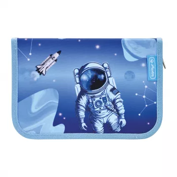 Trousse herlitz Cosmic Explorer, 31 pièces, polyester, 205 x 140 x 38 mm, 2 rabats, design spatial 400197095