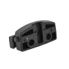 FISCHER Bicycle Lock Holder for Saddle Rails, Universal Fit, Black Plastic, 1 Piece (85913)
