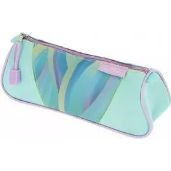 Trousse herlitz triangulaire Minty Love en polyester, 1 compartiment avec fermeture éclair, forme triangulaire - 1 pièce (400205917)