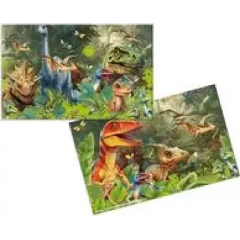 3 sous-mains HERMA en carton Dino World - lot de 3 (19743)
