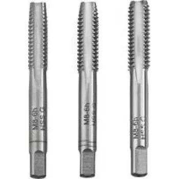 KWB 443304 Jeu de tarauds à main M4 x 0,7 mm DIN 352 HSS, 3 pièces