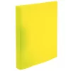 HERMA Classeur à anneaux A4 2 anneaux néon jaune translucide 25 mm dos 19710