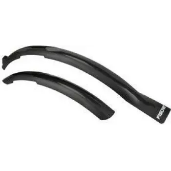 FISCHER Ensemble de garde-boue pour vélo 26-29 pouces (66,04 - 73,66 cm) plastique durable avec renfort latéral 30763
