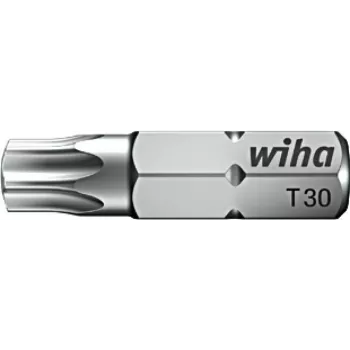 Embout tournevis Wiha Torx T15, 25 mm, queue hexagonale 1/4 pouce 7015Z/T15-25