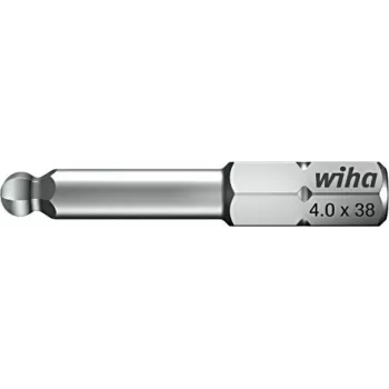 Porte-embouts magnétique Wiha 7017 Z, hexagone 1/4 pouce, 38 mm, DIN 3126/ISO 1173, acier 70170040