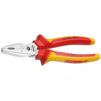 Pince combinée renforcée GEDORE VDE avec isolation par gaine 180 mm (1550950)