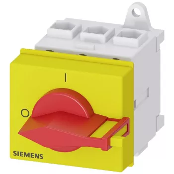 Interrupteur-sectionneur Siemens SENTRON 3LD2 tripolaire 25A 690V rouge/jaune 3LD21300TK13