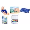 Ensemble de peinture aquarelle métallique STAEDTLER 888M M12-C, 12 couleurs en boîte métallique avec palette de mélange et anneau de préhension