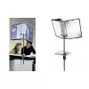 Pince de bureau DURABLE SHERPA® 10 - système de panneaux d'affichage A4, 10 panneaux, 5 couleurs, rotation à 360° 581800