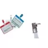 Porte-badge DURABLE 60 x 90 mm avec clip, transparent, lot de 25 810606