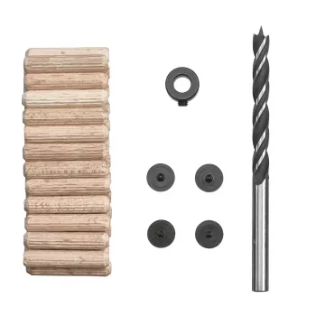 Ensemble de forets hélicoïdaux à bois kwb 028066, 31 pièces