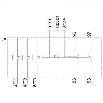 Relais de surcharge SIEMENS 11-16 A, classe 10, S0, tripolaire, 1NO+1NC, bornes à vis, 3RU2126-4AB0
