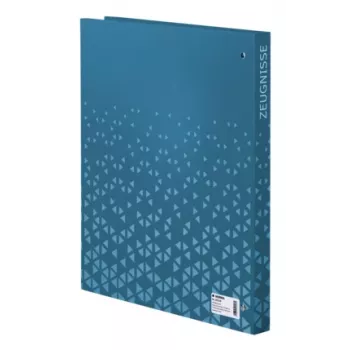 Classeur à anneaux pour bulletins HERMA A4 bleu foncé carton 2 anneaux O 25 mm dos 35 mm 1 pièce 20158