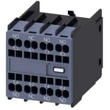 Bloc de contacts auxiliaires Siemens 3RH2911-2GA31, 1 NO + 1 NC, borne à vis, montage frontal