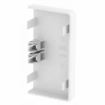OBO Bettermann Embout pour canal Rapid 45-2 100, blanc 6113110