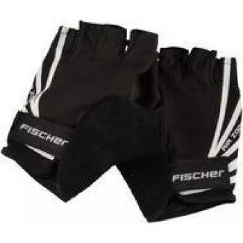 Gants de vélo FISCHER Sport, taille S/M, paume rembourrée, dos de main respirant, fermeture velcro, unisexe, mitaines 86313