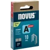 Agraffes fil fin Novus Type 53 A 10 mm acier galvanisé super dur 800 pièces 042-0778