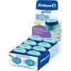 Taille-crayon double Pelikan griffix avec réservoir, bleu, pour crayons standard et jumbo 300008247