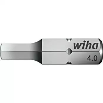 Wiha 7013Z Embout hexagonal 8,0 mm x 25 mm, entraînement 1/4 inch, acier chrome-vanadium 7013Z/SW8.0-25