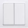 Bouton-poussoir sans fil Eltako FT55EH, 4 canaux, EnOcean, sans pile, blanc pur 30055717