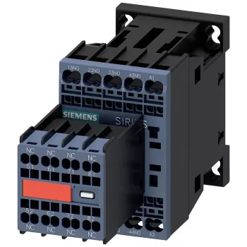 Siemens SIRIUS 3RH2 Auxiliary Contactor 3RH2244-2BB40, 4 NO + 4 NC, 24 V DC Coil, Screw Terminals