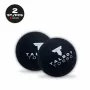 TALBOT torro balle de squash, noir/rouge, medium, blister de 2 avec point rouge 251105