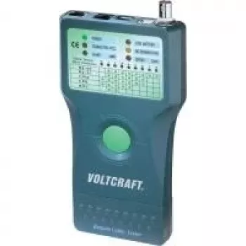 Testeur de câbles multiple Voltcraft CT-5 pour RJ-45, BNC, RJ-11, IEEE 1394, USB