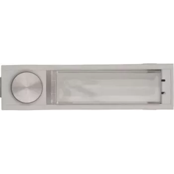 Insert de bouton de sonnette RITTO 1229922 en acier inoxydable avec plaque nominative pour série Portier