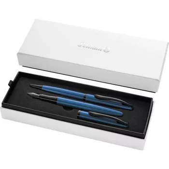 Ensemble d'instruments d'écriture Pelikan Jazz Noble Elegance aigue-marine 400198413