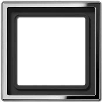 Cadre JUNG GCR 2981 1 poste, LS 990, chrome brillant