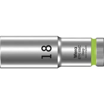 Douille hexagonale Wera 05004558001 Zyklop 8790 HMC à entraînement 1/2 inch, 18 mm, avec rainure de blocage à billes
