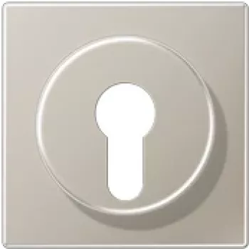 Capot JUNG ES 2928 pour interrupteur à clé avec protection anti-démontage, série LS, acier inoxydable