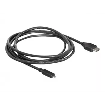 DeLOCK Câble HDMI vers Micro-HDMI 2 m, 32 AWG, High Speed avec Ethernet, 4K 82664