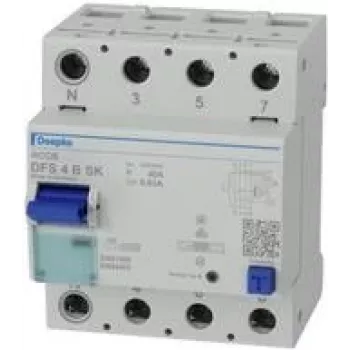 Doepke DFS4 100-4/0.30-B SK Interrupteur différentiel (RCCB), 4 pôles, 100 A, 300 mA, type B 09166998