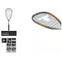 TALBOT TORRO Power 4000 Raquette de squash, noir/orange, équilibrée offensive, construction en Y 251004