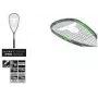 TALBOT TORRO Raquette de squash Pro 6000, noir / vert, offensive, construction en Y, 1 pièce (251006)