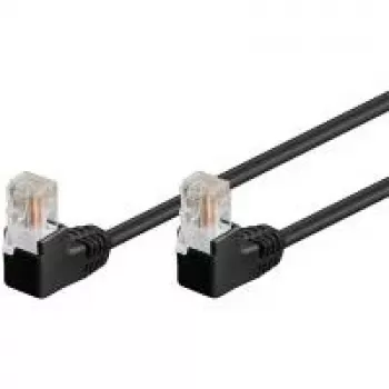 Câble patch Wentronic 96086 Cat5e U/UTP RJ45, noir