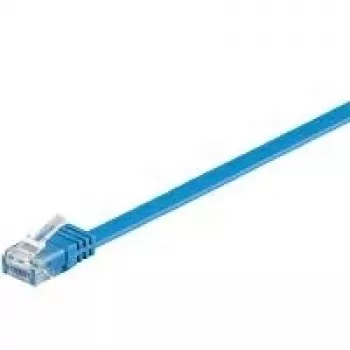 Câble patch Wentronic RJ-45 CAT6 0,5 m, U/UTP, bleu 96395