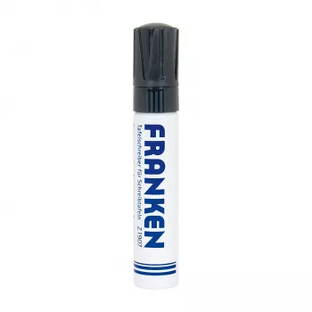 Marqueur pour tableau blanc FRANKEN JumboMarker, pointe biseautée 4-12 mm, noir, rechargeable, effaçable à sec, peu odorant, 1 pièce (Z1910 10)