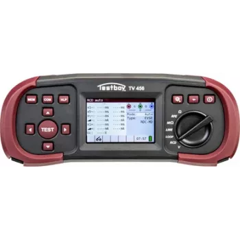 Testeur d'installation Testboy TV 456 avec adaptateur EVSE DIN VDE 0100-600