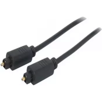 Câble audio optique SHIVERPEAKS Toslink vers Toslink 3,0 m, connecteurs plaqués or, noir BS69004-3.0