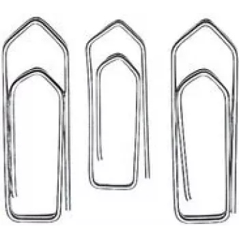 WEDO Paperclips, Bright Galvanized, 32 mm, 1,000 Pieces in Box (124 321000)