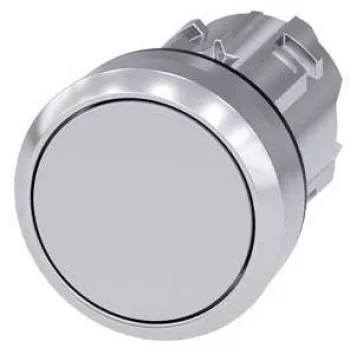 Siemens SIRIUS ACT élément frontal de bouton-poussoir, métal, brillant, gris (3SU1050-0AB80-0AA0)