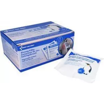 FIRST AID ONLY Instant Cold Compress, 130 x 140 mm, 10 Pack, Single-Use, Squeeze-to-Activate (P-10104 00)
